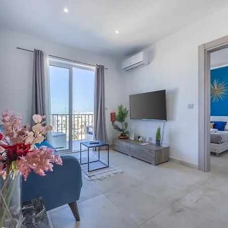 Ii-kamra Ta Golu 5 Min Walk From St Julians Apartment